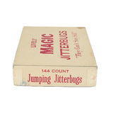 Vintage box of 'Magic Jitterbugs' on a white background