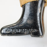 1920's - 1930's Schuco Wind-Up Beer Drinking Boy with Felt Outfit