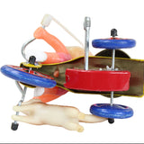 1950's MTU (Korea) Little Girl on Tricycle with Dog & Balloon Tin-Litho Wind-Up