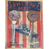 1941 WWII Army-Navy Toy Mike Two-Way Communication
