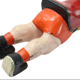 Rare Mighty Mouse Hand Painted Wooden Carousel Figure