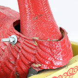 1960 Red Goose Shoes Working Large Golden Egg Dispenser, Signage & Golden Eggs