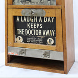 1930's Rip Snorters & Side Splitters 1¢ Card Vending Machine