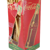 1940's - 1950's Coca-Cola Star Box with Wax Coated Coke Fountain Straws
