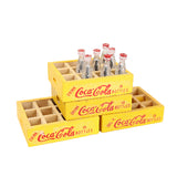 16 - Ertl Company Miniature Die Cast Coca-Cola Vending Machines |  6 - Miniature Bottle Cases