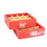 16 - Ertl Company Miniature Die Cast Coca-Cola Vending Machines |  6 - Miniature Bottle Cases