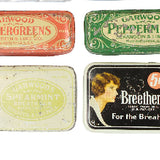 8 - Vintage Antique Tins of Gum or Breath Mints