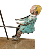 Antique Gibbs Children On A Teeter Totter Motion Tin Toy