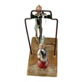 Antique Gibbs Children On A Teeter Totter Motion Tin Toy