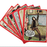 Mattel Welcome Back Kotter Figures - Vinnie Barbarino & Horshacks with a Deck of Topps Kotter Cards