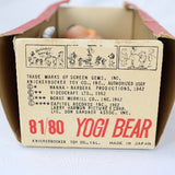 Yogi Bear toy in a cardboard box with branding and product details.