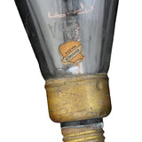 Set of 3 Vintage Mazda Tear Drop Tipped 60W 104V Electric Light Bulbs with Edison Base