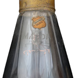 Set of 3 Vintage Mazda Tear Drop Tipped 60W 104V Electric Light Bulbs with Edison Base