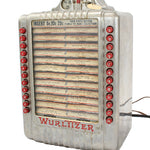 Wurlitzer jukebox on a white background