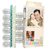 Early 1960's Polaroid Land Camera Model J66, Flash, Bulbs & Original Rawhide Case