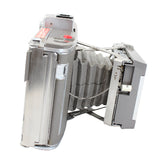 Early 1960's Polaroid Land Camera Model J66, Flash, Bulbs & Original Rawhide Case