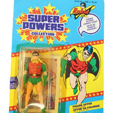 Vintage Super Powers action figure packaging with colorful design