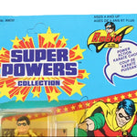 Super Powers Collection toy figure packaging with superhero design