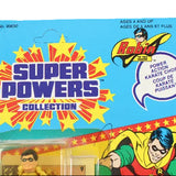 Super Powers Collection toy figure packaging with superhero design