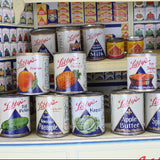 Very Rare 1923 Libby's Grocery Store with Display Counter & 24 Antique Cans Placed in Custom Plexiglass Case