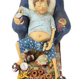 2005 Guillermo Forchino Couch Potato Sculpture