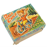 Suzuki (Japan) 1950's Girl on Tricycle Carrying Flowers with Box