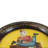 Antique 4-1/4" New Home Sewing Machine Tin Litho Tip Tray