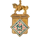 1930's Tom Mix Western Bandana Scarf & Straight Shooter Pin