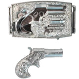 1959 Mattel Remington Shooting Shell / Caps Derringer Buckle Gun with Hanging Card