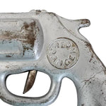 Vintage revolver with 'Red Hand' branding on a white background