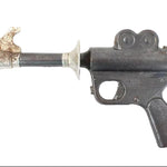 Vintage gun on a white background