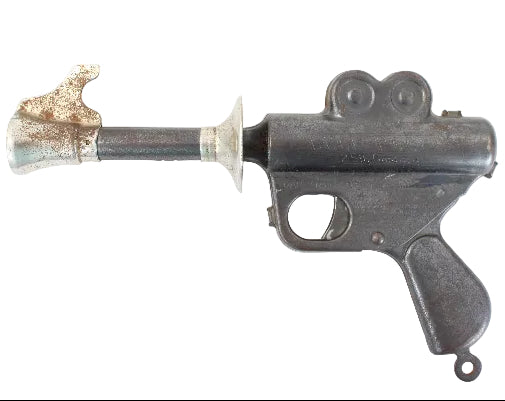 Vintage gun on a white background