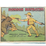 1922 Patented Ronson Repeater Toy Spark Flash Gun with Box
