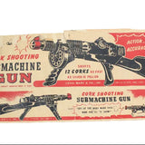 1951 Louis Marx Cork Shooting Submachine Gun with Box