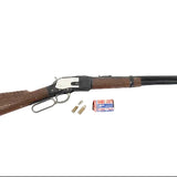 Early 1960's Mattel "Shooting Shell" Winchester Cap rifle with Two Shells & Box of Caps