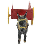 Toy horse on a white background