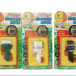 Three packaging of Boaterific Outboard Motors on a white background