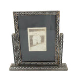 1930's Original Framed Snapshot of Lou Gehrig & Bat Boy Near the Dugout
