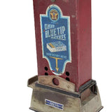Antique Columbus Vending Ohio Blue Tip Box Matches 1¢ Vending Machine