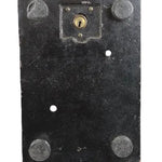 Vintage lock mechanism on a white background