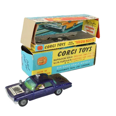 Corgi Toys model car with original packaging on a white background