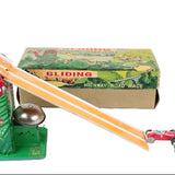 1950's A.T.C. (Asahi Toy) Tin-Litho Lever Action Sliding Highway Road Race & Box