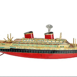Model of a ship on a white background