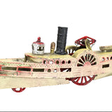 1890's Wilkens/Kingsbury Cast Iron Paddle Boat Steamer - City of New York