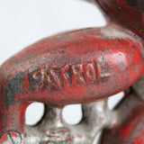 1940's Hubley Cast Iron Harley Davidson Patrol Motorcycle