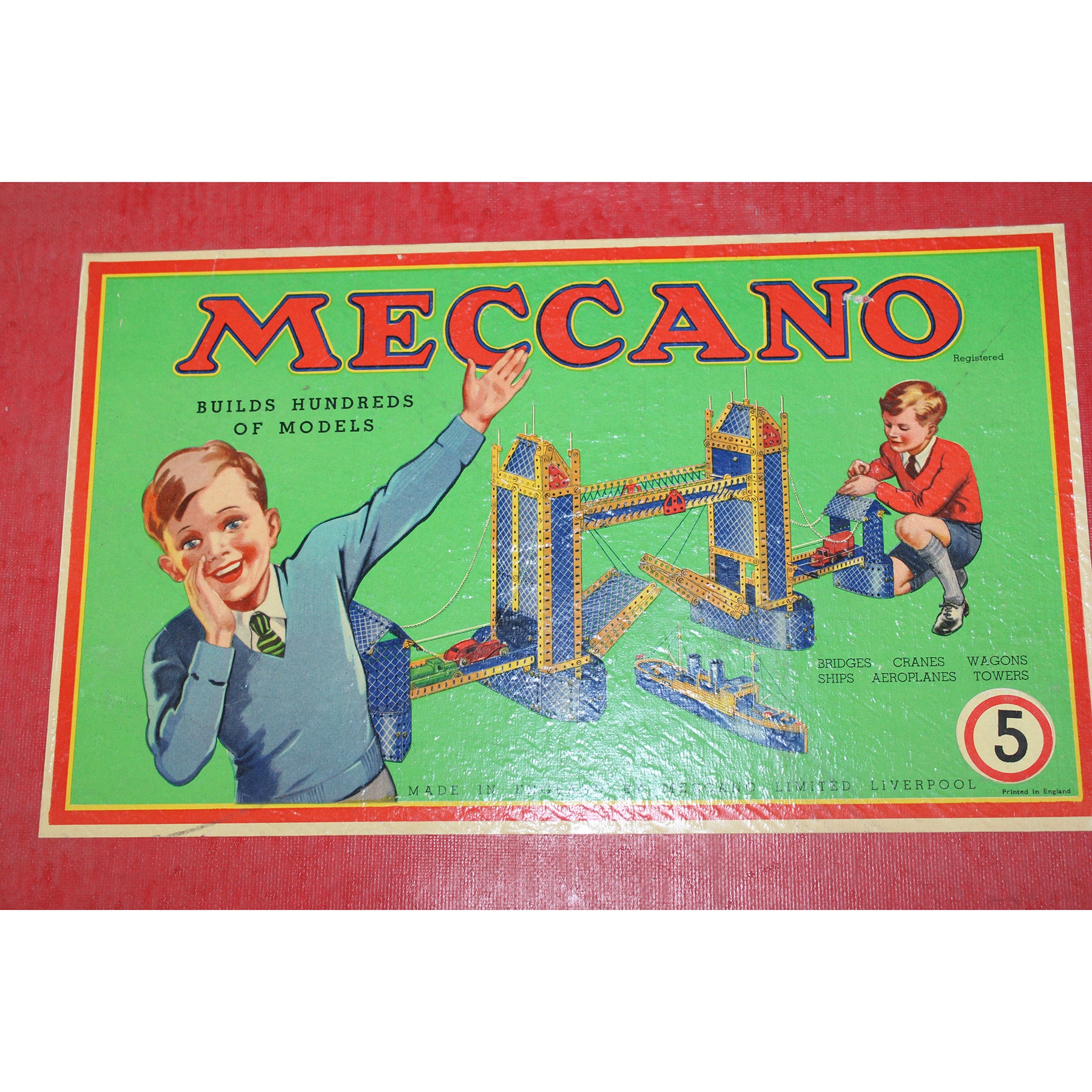 1950's Unused Meccano Erector Set in Box
