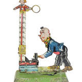Rare Gely (G. Levy) Pre-War 1920's Tin-Litho Clown Carnival Strong Man Toy
