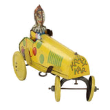 Ferdinand Strauss 1920's Tin-Litho Wind-Up Krazy Kar