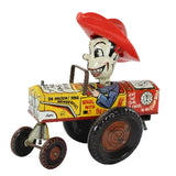 Marx 1950's Tin-Litho Wind-Up Milton Berle Whoopee Crazy Car