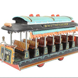 Early 1950's Alps (Japan) Tin-Litho Friction Drive "Street Trolley Car No. 45"